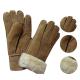 High quality Sheepskin Shearling Warm Car Driving Gloves for Adult
