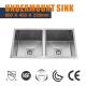 Cabinet 16 Gauge 316 Stainless Steel Sink , 10 Degree Flush Mount Farmhouse Sink