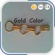 2.0 MM Thickness Fashion 12mm Double Hooks  Aluminium Chains