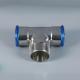 DN50 SS304 T Shape Fitting , Stainless Steel Tee with external thread