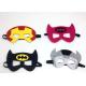 Custom Size Felt Eye Mask , Felt Superhero Mask Non Toxic For Children