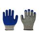 Protective Cut Proof Work Gloves , Tool Hands Work Gloves With Blue Latex Crinkle
