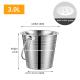 0.8-3L Barware easy cleaning stainless steel ice bucket with filter gasket  Home kitchen wine ice bucket for sale