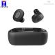 Black Color 50mAH True Wireless Stereo Headphones With Heavy Bass