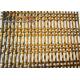 Architectural Ss T304 Crimped Woven Wire Mesh Flat Fluted Single Crimped Wire Grille