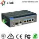 Fast Ethernet PoE Switch , Industrial 4 Ports Multi Port Ethernet Switch 10/100M PoE 250M