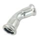 SS304 Female Male Pushfit Elbow Threaded Pipe Fittings