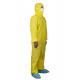 CE CATIII Type 3/3B Disposable Medical Protective Coverall Chemical Clothing With Hood
