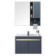 Compact Functional Wall Mounted Basin Vanity Cabinet With Ceramic Basin