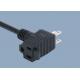 UL CUL CSA 15A 125V 3 Prong NEMA 5-15P Pigtail Piggyback Plug Adapter American UL Power Cord With Over Current Protector