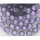 ss10/3mm  tanzanite/violet iron on rhinestone pedreria for dresses