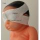 Nonwoven Fabric Eye Protection Mask V Style Infant Baby Products Blue And White Color