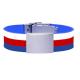 Adjustable Id Silicone Bracelet Medical Alert Wristband With Stainless Plate And