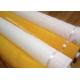 120T-31 Polyester Screen Printing Mesh Fabric Yellow And White With High Tension