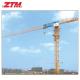 ZTT176 Flattop Tower Crane 10t Capacity 65m Jib Length 1.5t Tip Load Hoisting Equipment