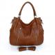 Lady Style Brown Lady Genuine Leather Design Shoulder Bag Handbag #2721