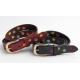 Womens Fashional Ladies Slim Leather Belts With Colorful Stitching