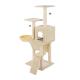 Kitten Climbing Scratching Post Sisal Rope Cat Tree House with Hammock Pet Toys Furniture