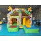 Small Indoor Bounce House Full Printing Giraffe Cartoon Animal Park Castle With Silde Combo