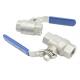 Hydraulic Bsp Thread Water Ball Valve 1/2 304 316 Stainless Steel Material