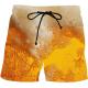 Anti UV Custom Swim Trunks Digital Sublimation Printing Shorts For Men Breathable
