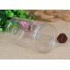 Powder Clear Plastic Jars Top Screw Lid Small PET Jars 600ml Airtight
