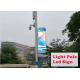 Digital P6 Street Pole Outdoor Advertising LED Display Cree chip Energy saving