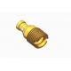 SMP Male Brass Bulkhead RF Connector Limited Detent And Available In Bulk