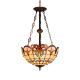 Tiffany Glass hanging lights for farmhouse Indoor home Lighting Fixtures (WH-TF-02)