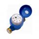 20mm Residential Single Jet Water Meter Corrosion Resistance With Impeller