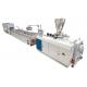 Solid / Hollow Twin Screw Extrusion Machine , Wall Bullnose WPC Board Making