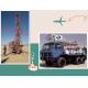 Truck mounted drilling rig in desert TST-150