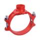 Ductile Iron 2 Inch Flange Pipe Clamp Grooved Fittings And Couplings For Fire Fighting