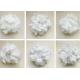 White Polyester Hollowfibre , Siliconized Polyester Fibre Friction Resistant