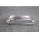Serving ware for party hotel canteen food serving tray all size stainless steel square tray fruit tray