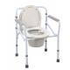 Steel commode chair