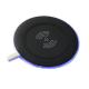 Ultra slim desktop qi wireless phone charger with fast 10w for home and travel