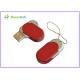 Metal Mini Red Twist USB Sticks engraved customized with High Speed
