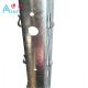 Long Life Anti Rusty Plant Support Posts With H / Round Holes Height 2.2m