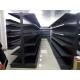 Gondola Steel Customized Supermarket Racking Gray Shelves For Shop