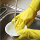 EN420 Household Kitchen 30g Rubber Dishwashing Gloves
