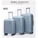 Lightweight PP Material Luggage Durable Sturdy With 4 Wheels