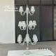 3 layer glass candelabra centerpieces 15 Arms Candle holders for wedding centerpieces