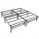 King House Bedroom Smart Base Metal Platform Bed Frame with Foldable and Morden Design