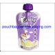 Juice packing bag with spout, stand up spout pouches plastic for food packaging