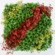 Customized Decorative Artificial Green Walls Plant Panel 20mm Plastic Foliage For Hedge