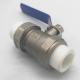 Stainless Steel Double Union Hot Welding Water Ball Valve for Industrial Applications