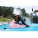 Multicolored Small Fiberglass Kids Butterfly Water Pool Slides Customized