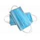 Rectangle Shaped 3 Ply Non Woven Face Mask With Pollution Resistant