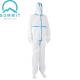 65gsm Microporous Disposable Protective Coverall With Hood